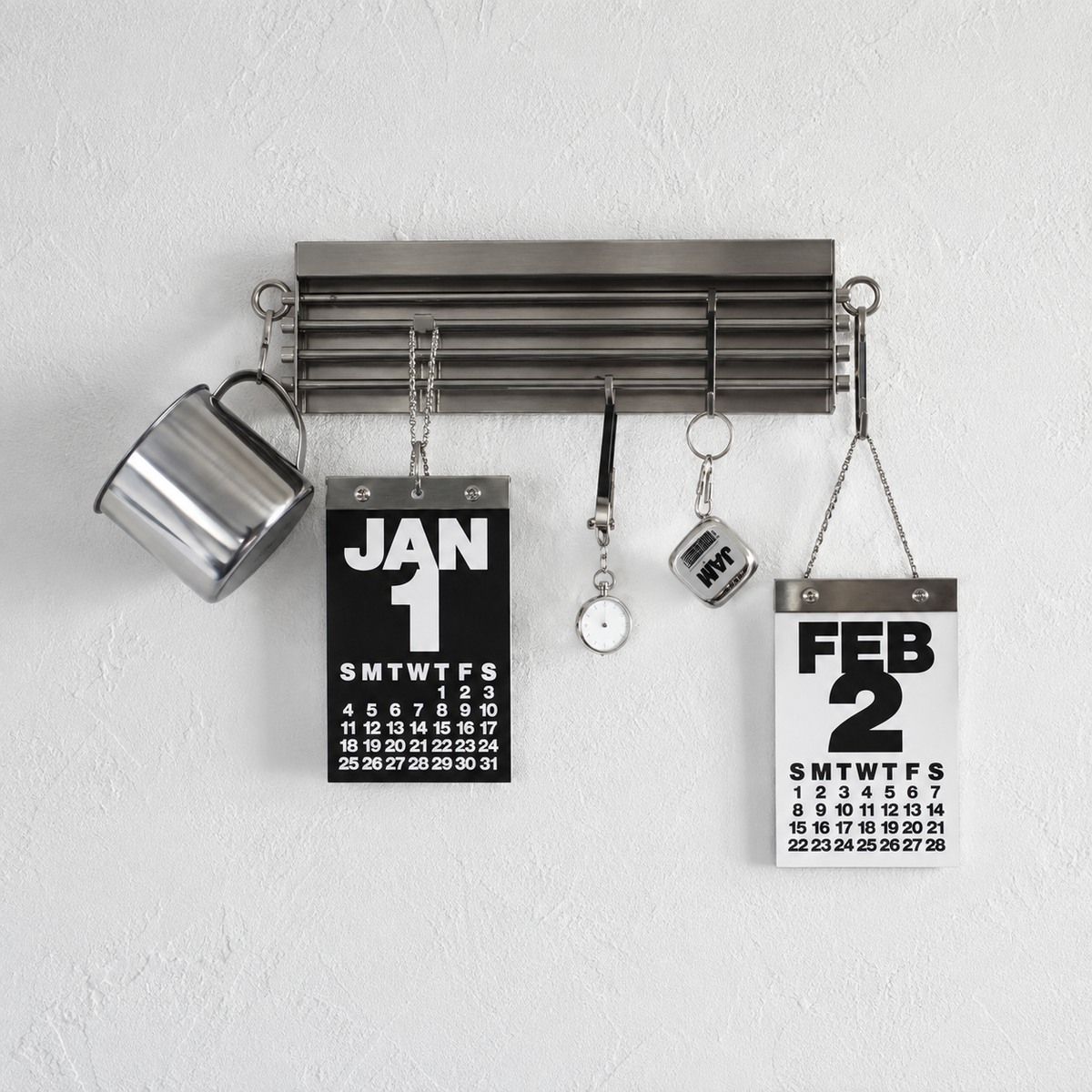2027 Industrial Metal Tear-Off Calendar