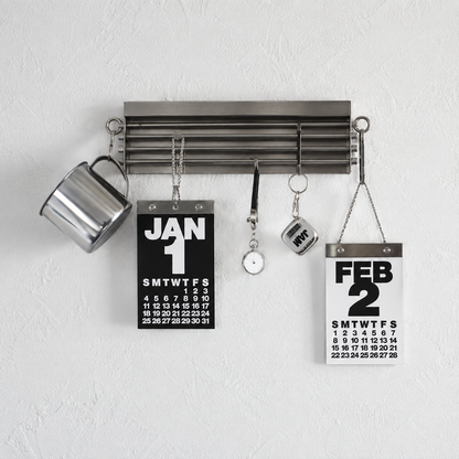 2027 Industrial Metal Tear-Off Calendar