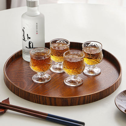 Fleur Vintage Soju Glass Set of 4