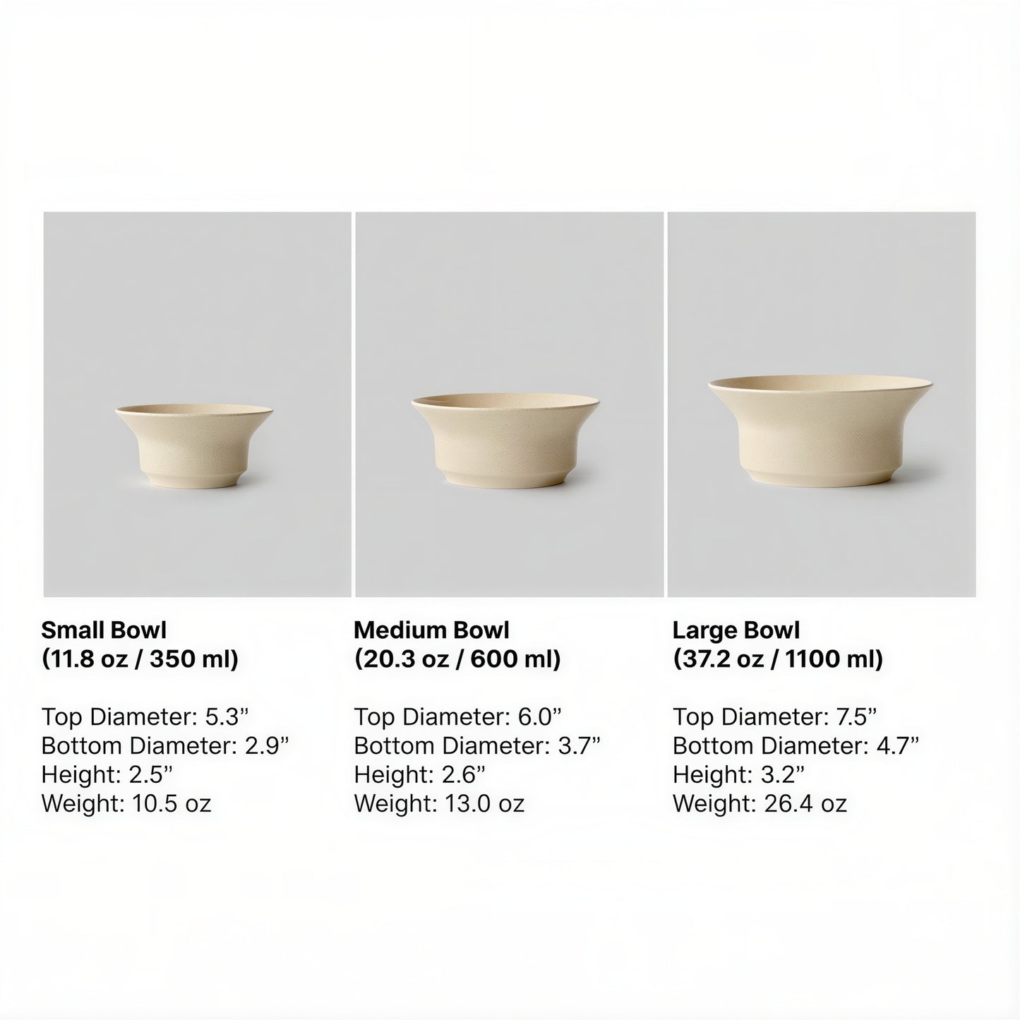 Pebbler Everyday Ceramic Bowl (M) - close up
