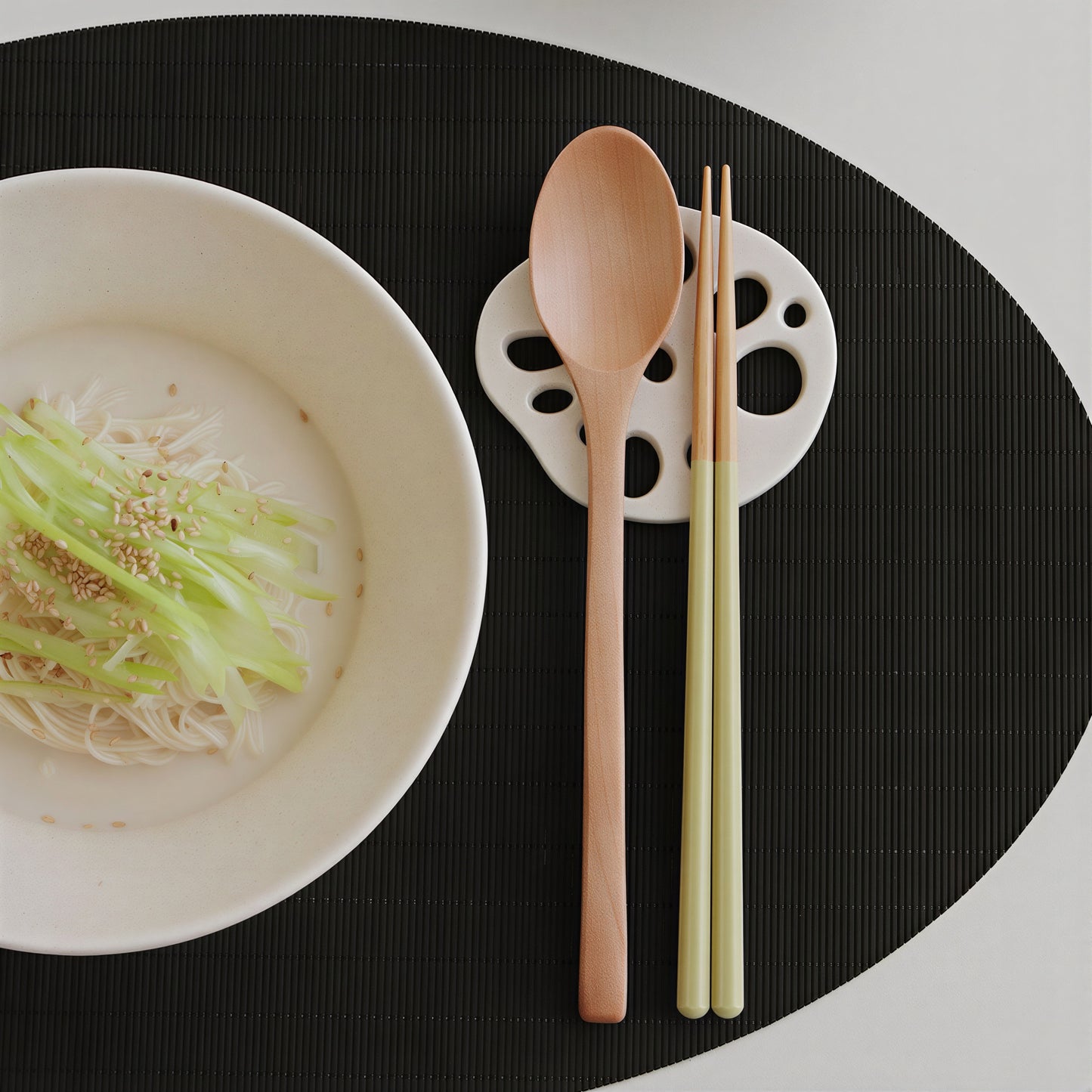 Pebbler Lotus Root Spoon Rest & Coaster