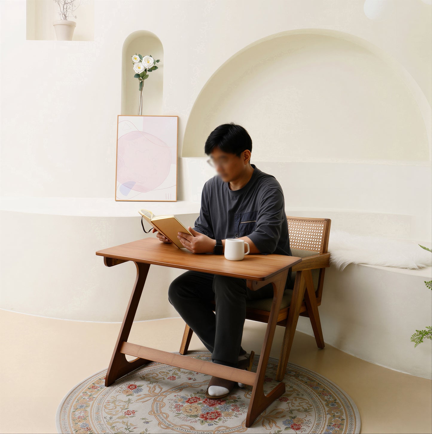 Sori Solid Wood Side Table