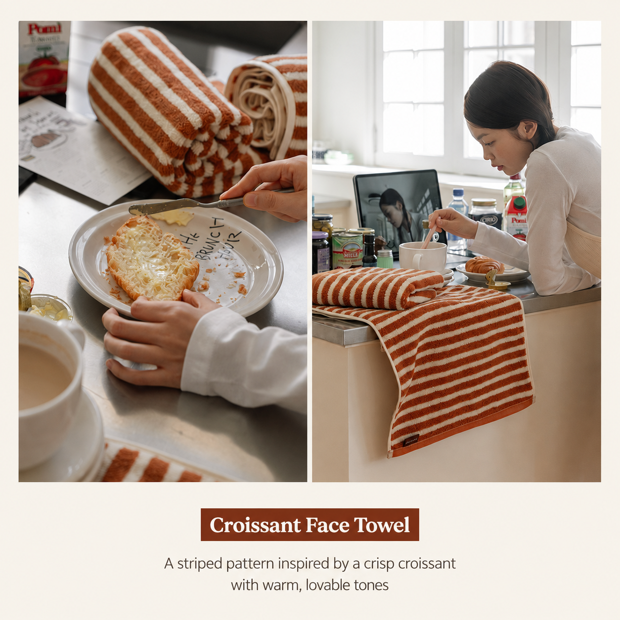 Brunch 40s Combed Cotton Hotel Towel Gift Set (4-Piece)