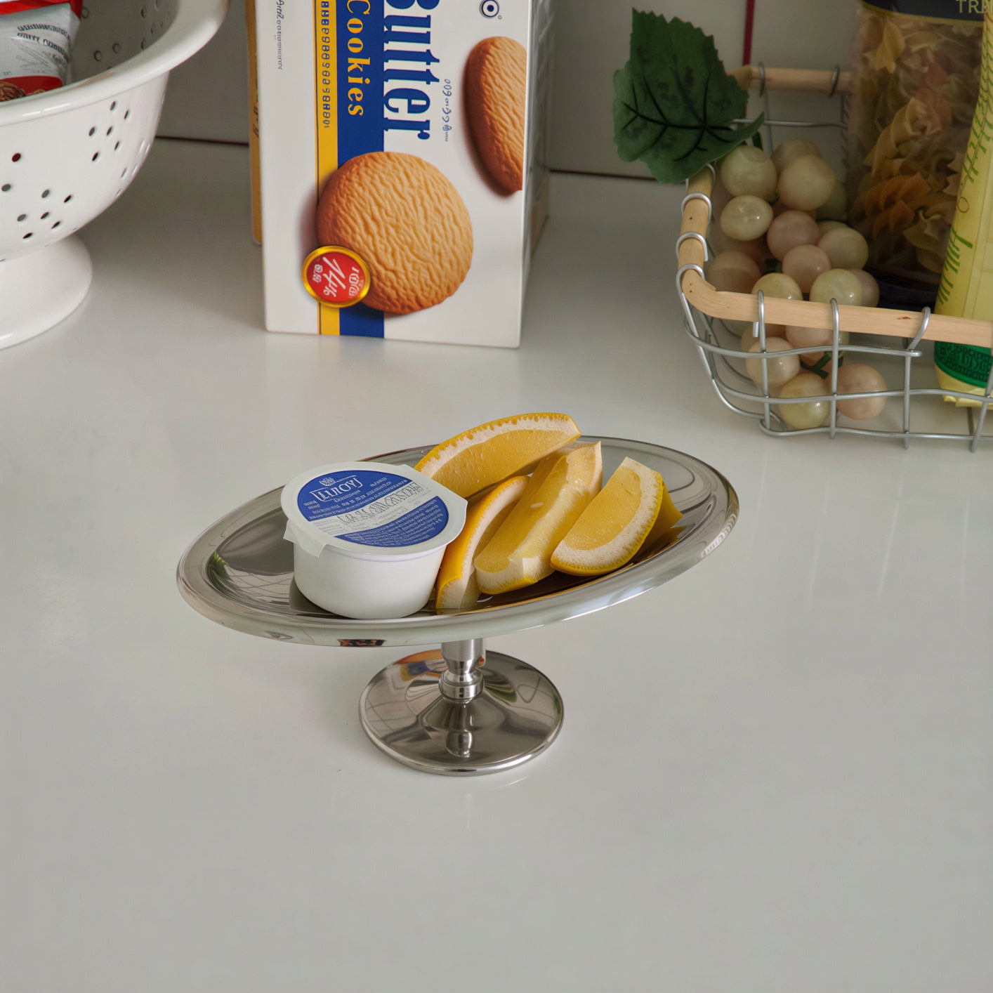 Stainless Steel Dessert Stand Plate