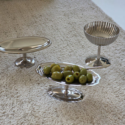 Stainless Steel Dessert Stand Plate