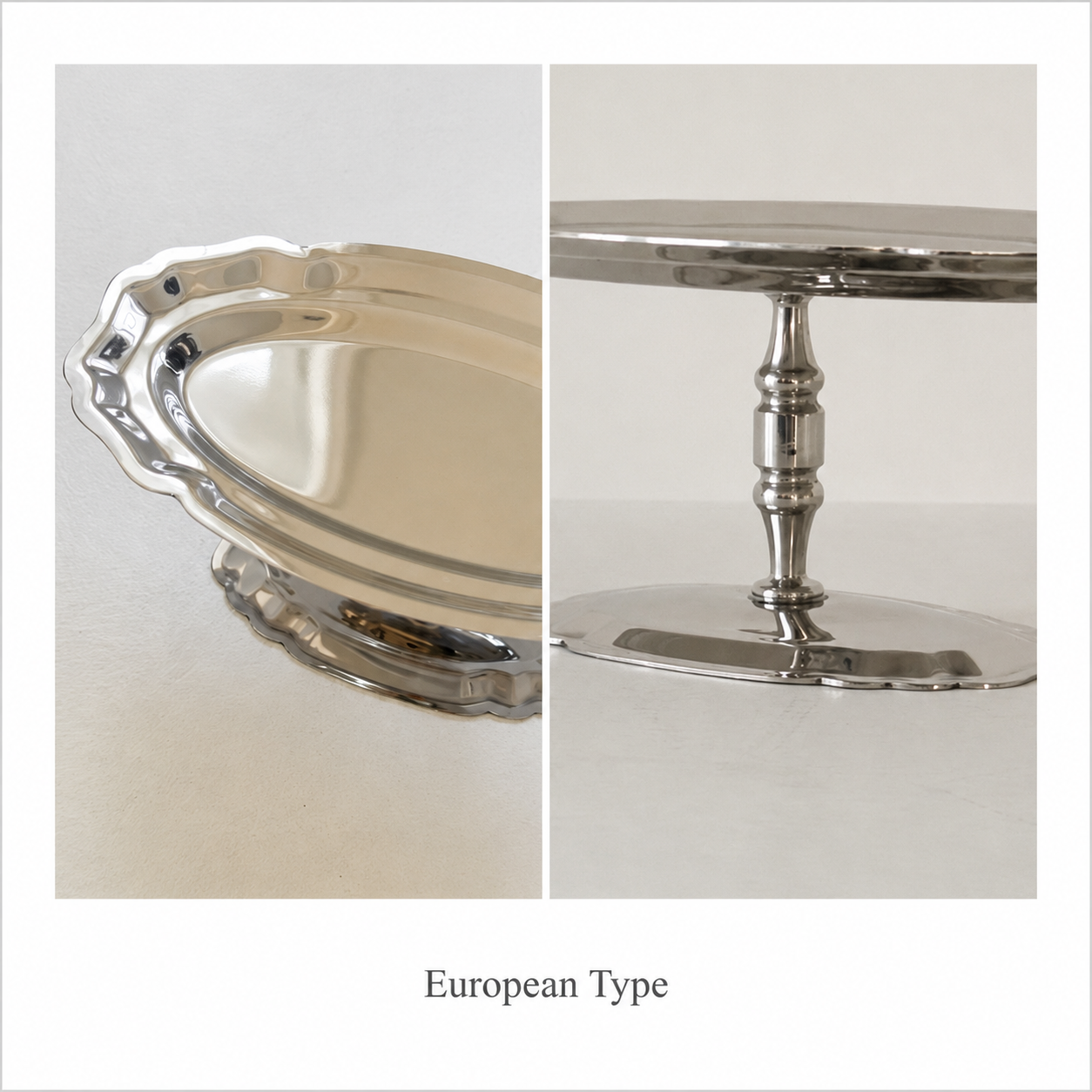 Stainless Steel Dessert Stand Plate