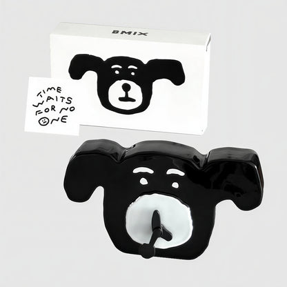 INAPSQUARE Dog Wall & Table Clock B