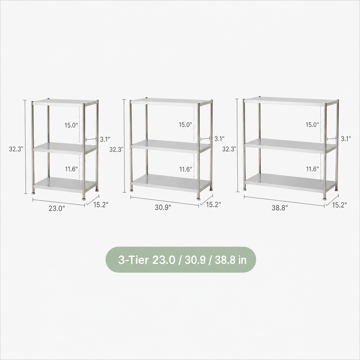 Stainless Steel Storage Shelf