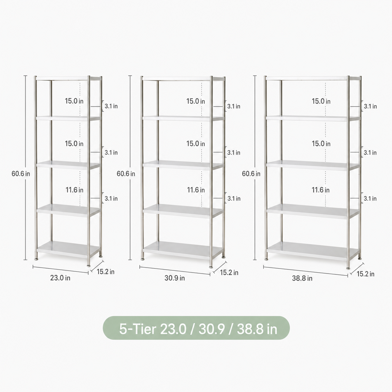 Stainless Steel Storage Shelf