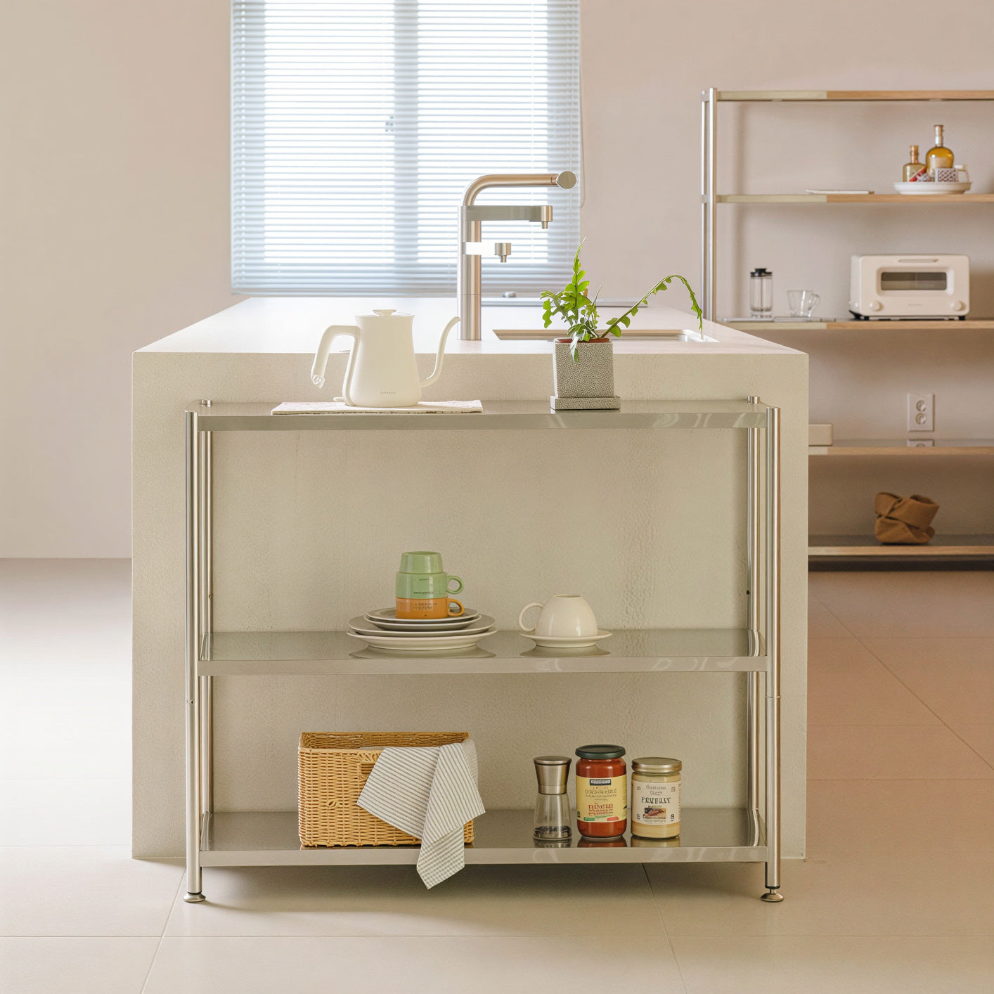 Stainless Steel Storage Shelf