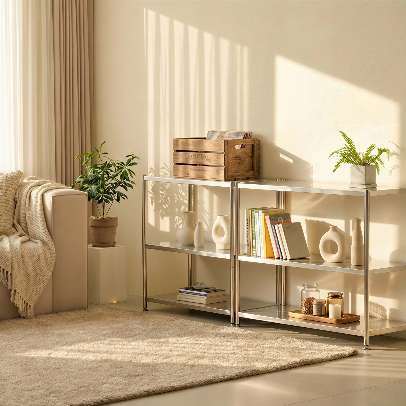 Stainless Steel Storage Shelf