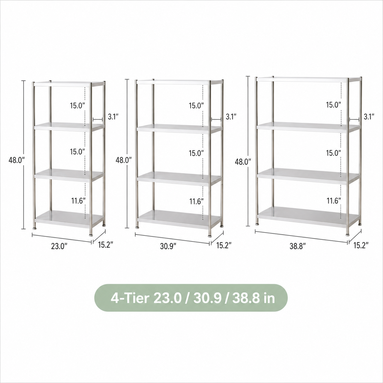Stainless Steel Storage Shelf