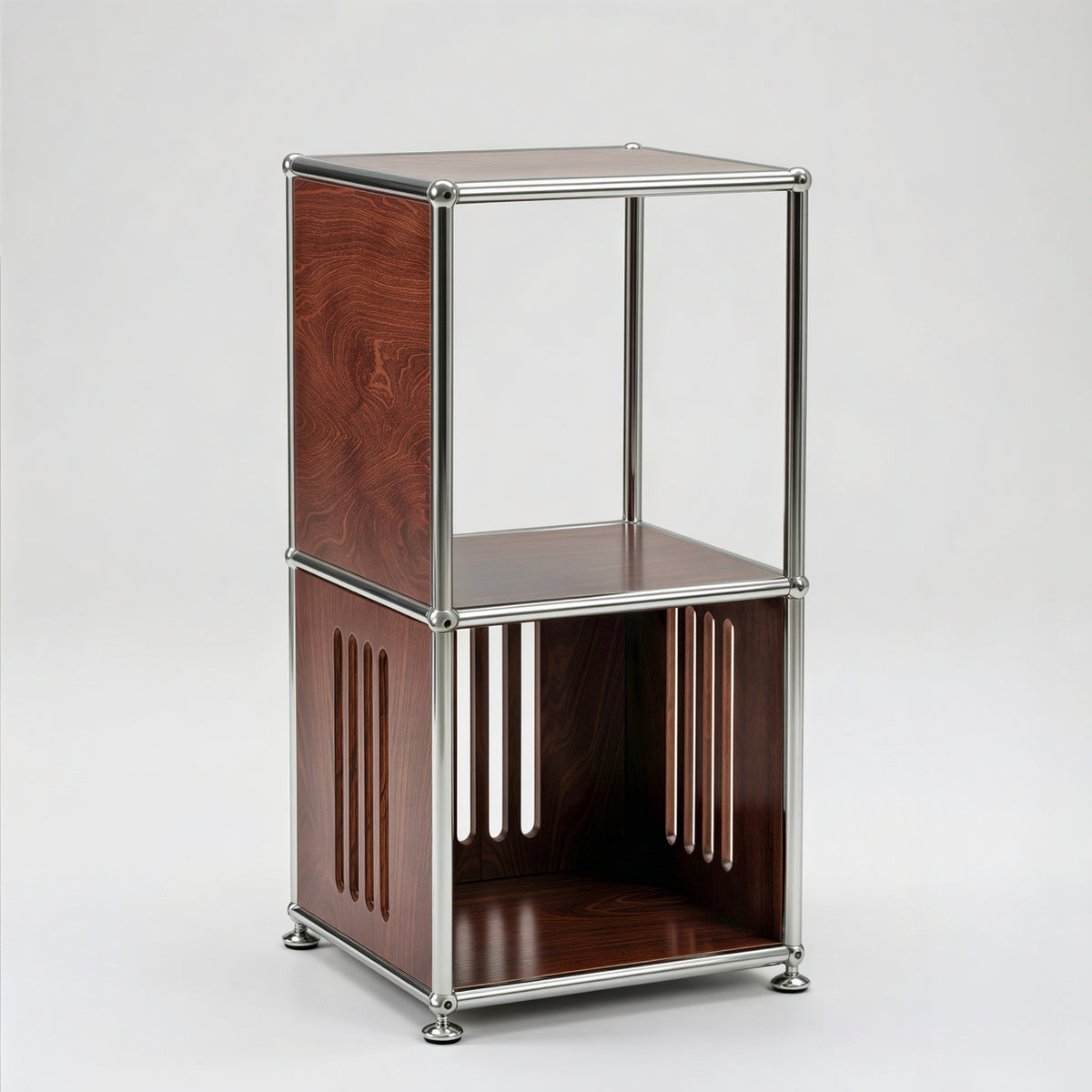 Mid-Century Modular Bedside Shelf