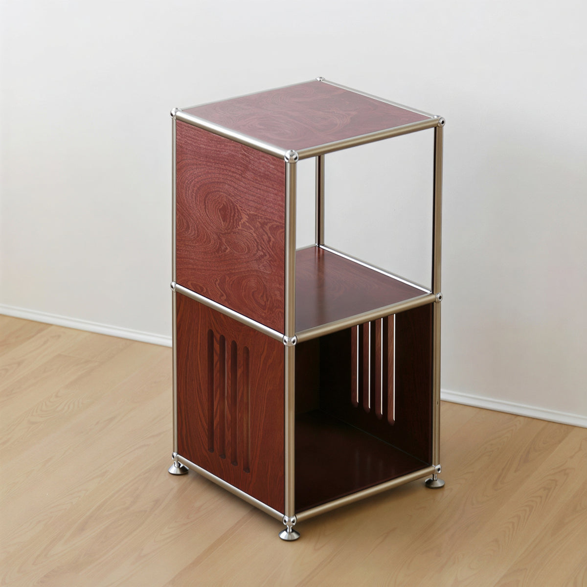 Mid-Century Modular Bedside Shelf