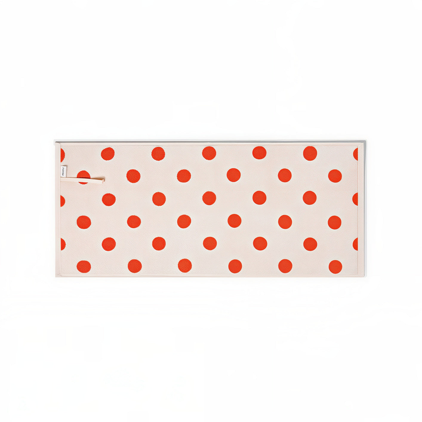 Dot Orange Mochi Modal Tencel Banded Towel Set (5-Piece)