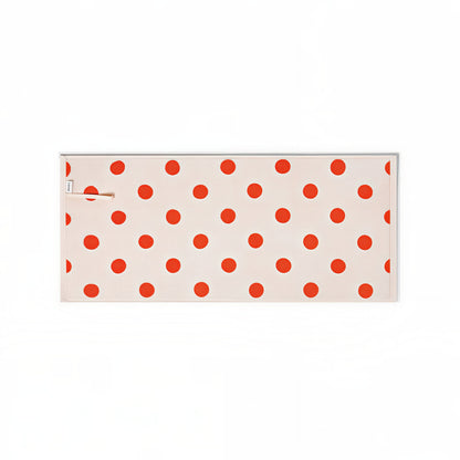 Dot Orange Mochi Modal Tencel Banded Towel Set (5-Piece)