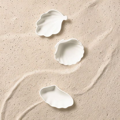 Seashell Ceramic Sauce Dish Set