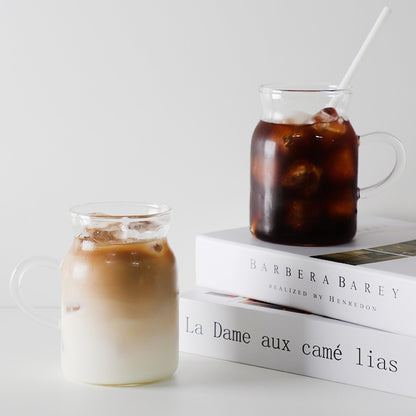 Insulated Milk Jar Glass Cup