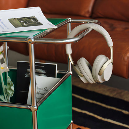 Ink Cube Modern Rolling Bar Cart