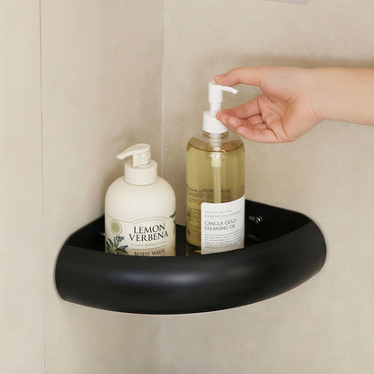 No-Drill Aluminum Bathroom Corner Shelf