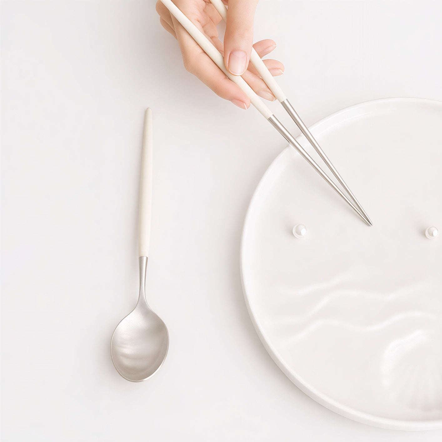 Soft tide collection Gyeol Shell Ceramic Plate