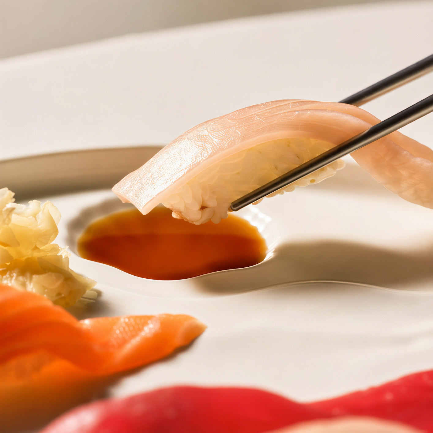 Soft tide collection Gyeol Shell Ceramic Plate