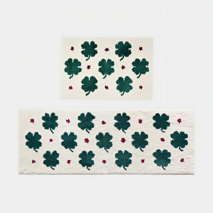 Clover Cream Mini Rug