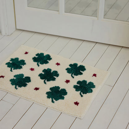 Clover Cream Mini Rug