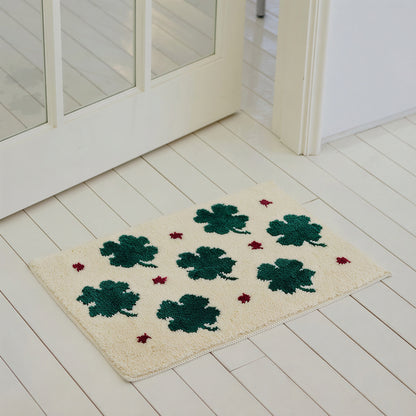 Clover Cream Mini Rug