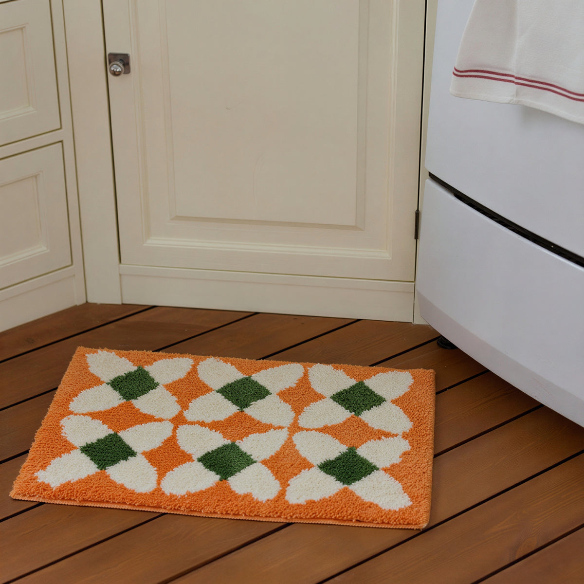 Tangerine Diamond Mini Rug