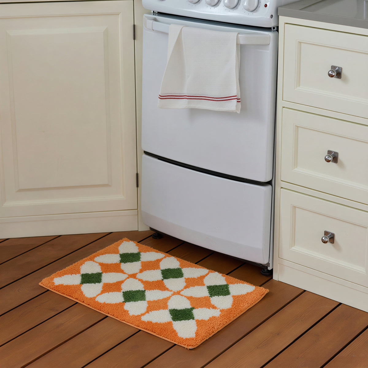 Tangerine Diamond Mini Rug