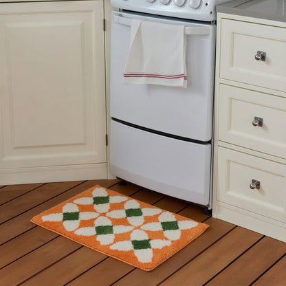 Tangerine Diamond Mini Rug