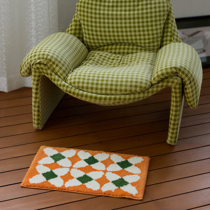 Tangerine Diamond Mini Rug