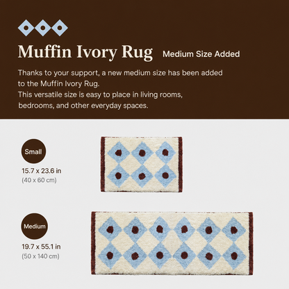 Muffin Ivory Mini Rug