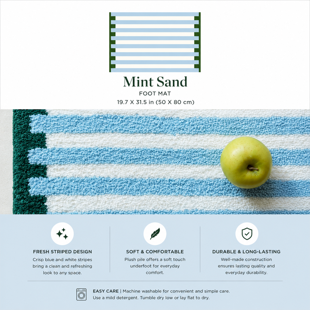 Mint Sand Mini Rug