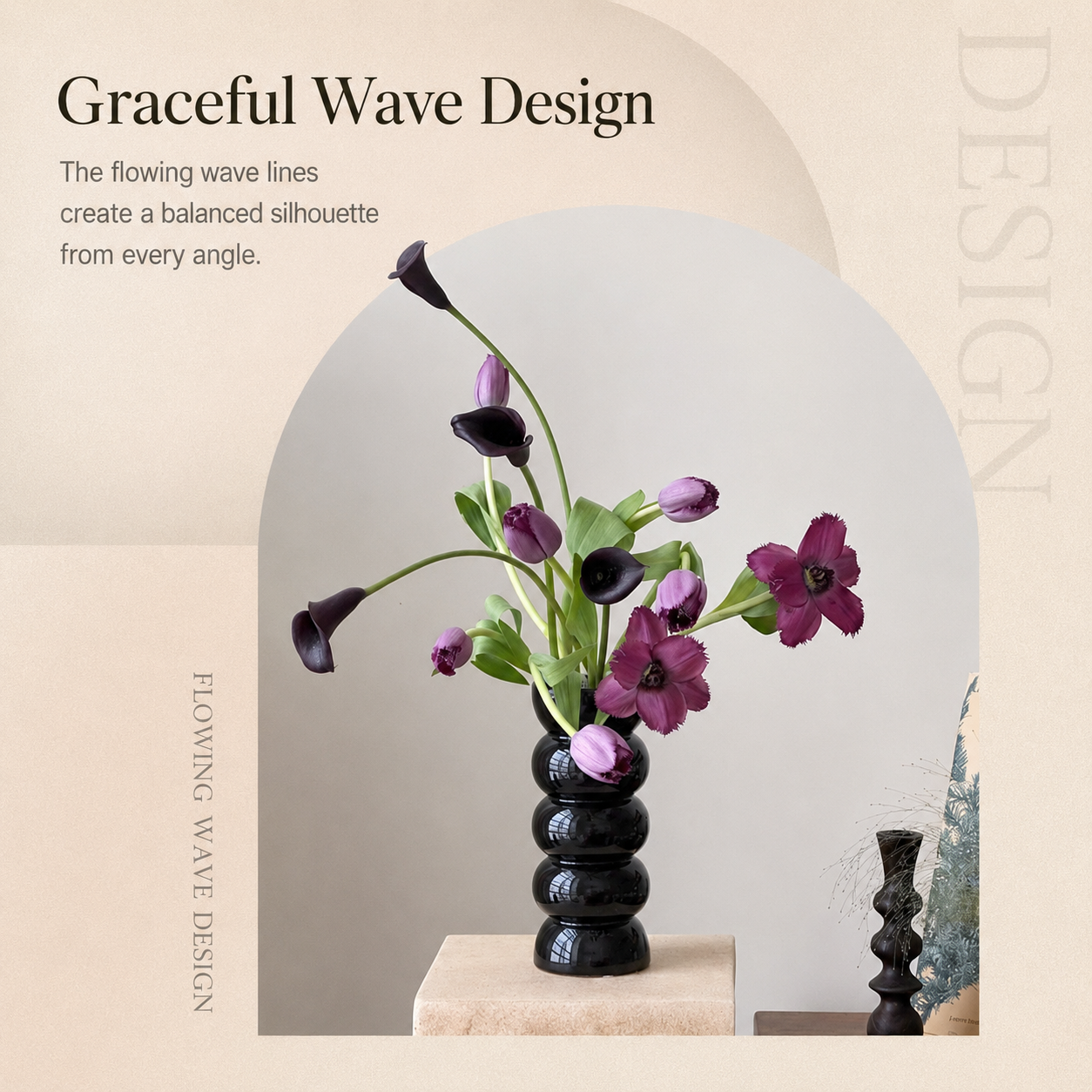 Ceramic Wave Vase