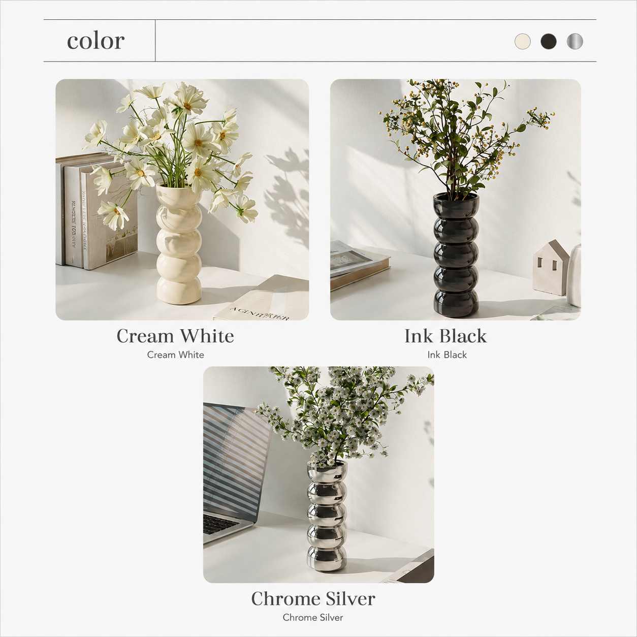 Ceramic Wave Vase
