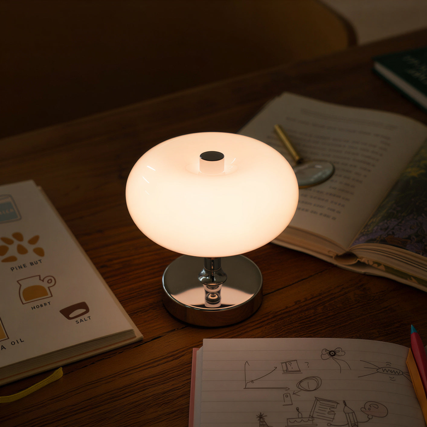 Mini Glazed Donut LED Lamp