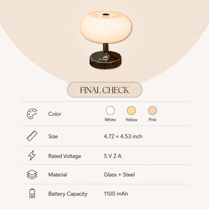 Mini Glazed Donut LED Lamp