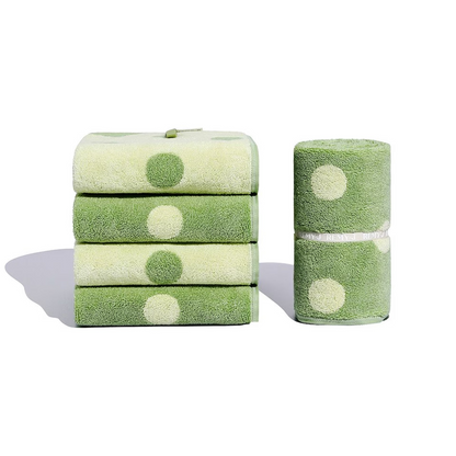Dot Lemon Sabi Modal Tencel Banded Towel Set (5-Piece)