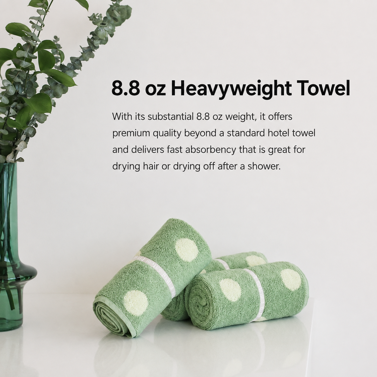 Dot Lemon Sabi Modal Tencel Banded Towel Set (5-Piece)
