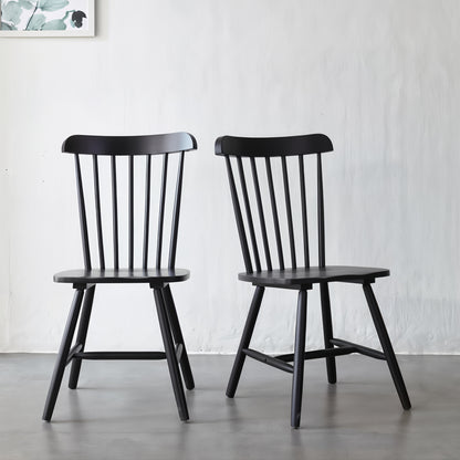 Solid Wood Dining Chair Set of 2