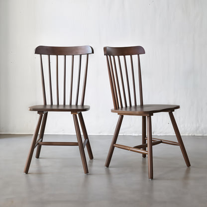 Solid Wood Dining Chair Set of 2