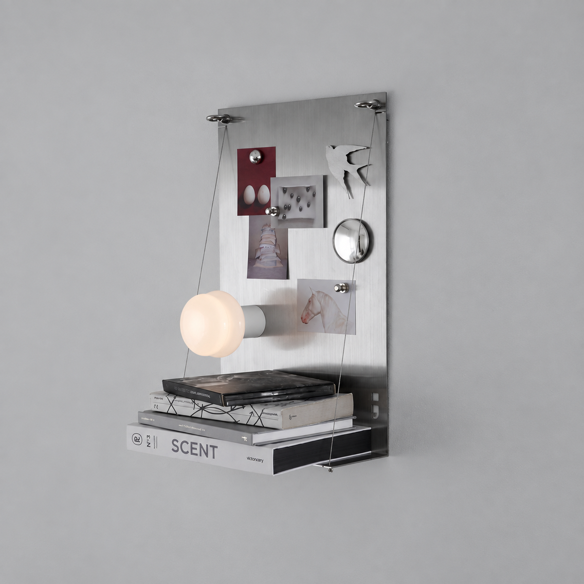 Magnetic Stainless Steel Wall Organizer