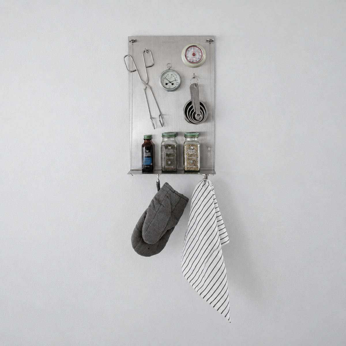 Magnetic Stainless Steel Wall Organizer