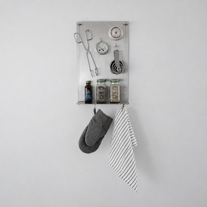 Magnetic Stainless Steel Wall Organizer