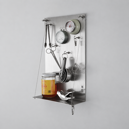 Magnetic Stainless Steel Wall Organizer