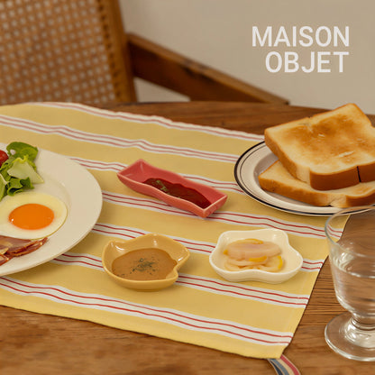 Playful Ceramic Snack Plate Set