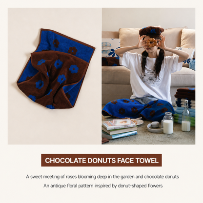 Blue Garden 40s Combed Cotton Hotel Towel Gift Set (4-Piece)