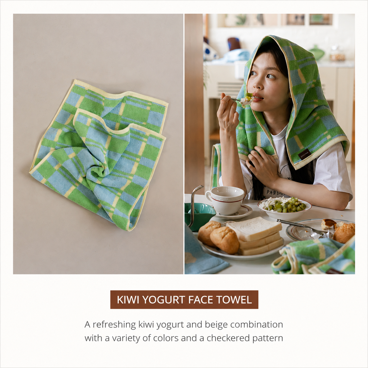 Blue Garden 40s Combed Cotton Hotel Towel Gift Set (4-Piece)